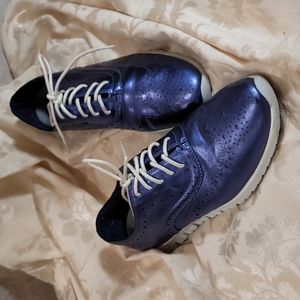 Cole Haan Beautiful Shiney Purple Metallic Sneakers